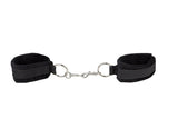 Ouch Velcro Black Cuffs – Adjustable Hand and Ankle Restraints > Bondage Gear > Restraints - Tophatter Daily Deals