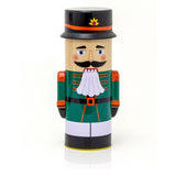 Christmas Nutcracker Storage Tin | 3D Nutcracker Soldier-Shaped Biscuit Tin Tin - Tophatter Daily Deals