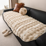 Autumn And Winter Thickening Irregular Sofa Cushion Milk Coffee Color 0 - Tophatter Daily Deals