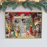 Nostalgic Christmas Toy Shop Advent Calendar with 24 Festive Windows & Ribbon Advent Calendar - Tophatter Daily Deals