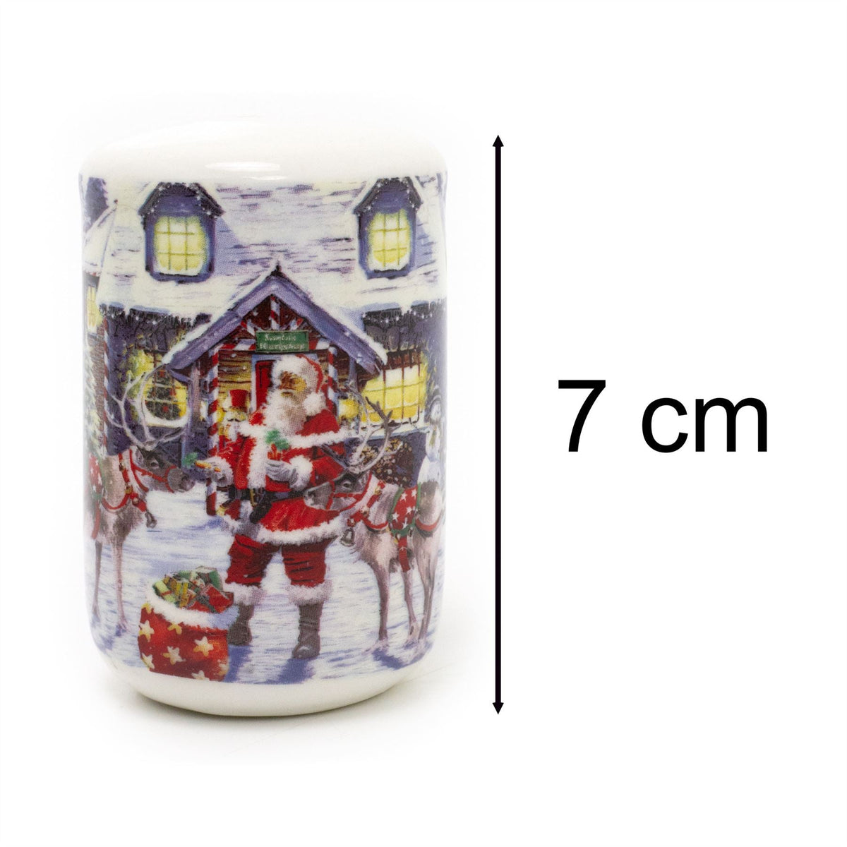 Santa Workshop Christmas Salt and Pepper Pots | Festive Salt & Pepper Set Salt and Pepper Shakers - Tophatter Daily Deals