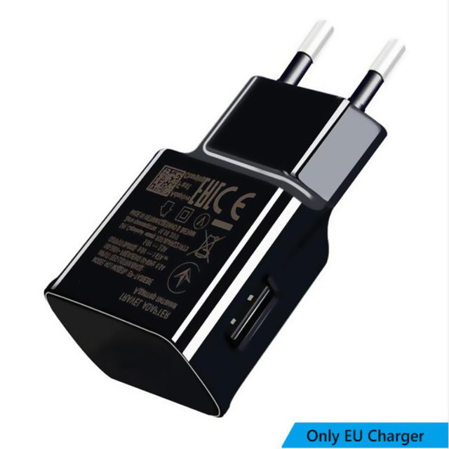 Black Fast Charging Cable Charger Adapter Black adapter EU 0 - Tophatter Daily Deals