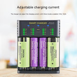 18650 Charger 4 Slot USB Lithium Ion 37V Battery Aani-mh 12V Battery High Current 2A Charging Case Four slot 18650and26650 0 - Tophatter Daily Deals