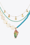 Three-Piece Beaded Necklace Set Necklaces - Tophatter Daily Deals