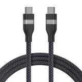Anker USB-C to USB-C Cable (3 ft / 6 ft, 240W, Upcycled-Braided) 6 ft Black Batteries & Power Accessories - Tophatter Daily Deals
