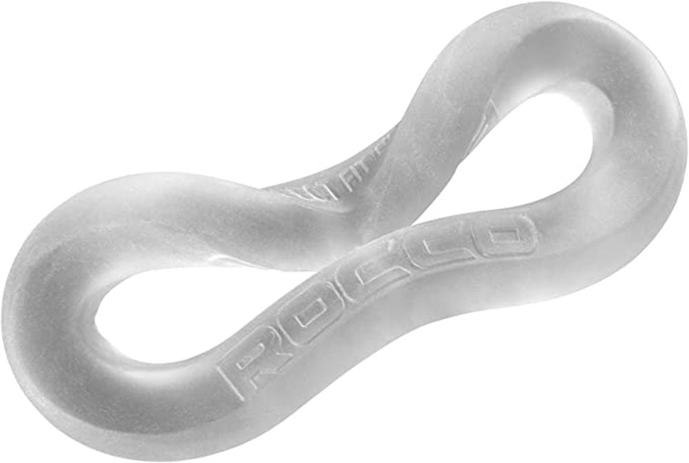 Rocco 3-Way XL Wrap Ring (Clear) – Soft Stretchy Cock and Ball Ring > Cock Ring > Single - Tophatter Daily Deals
