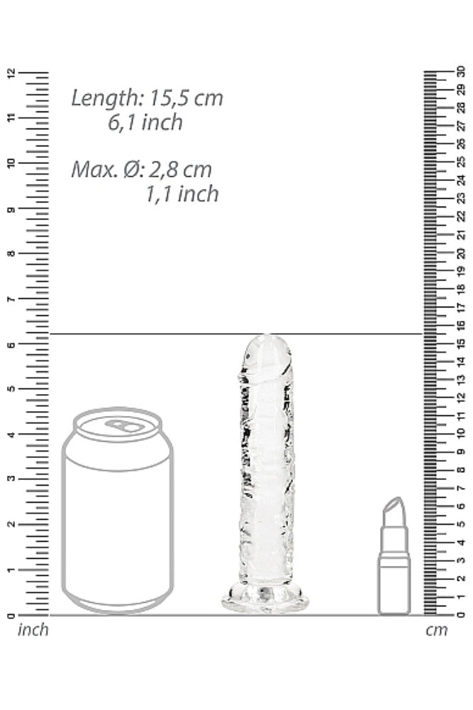 Shots Toys - RealRock - 6" Realistic Dildo with Suction Cup Sex Toy - Tophatter Daily Deals
