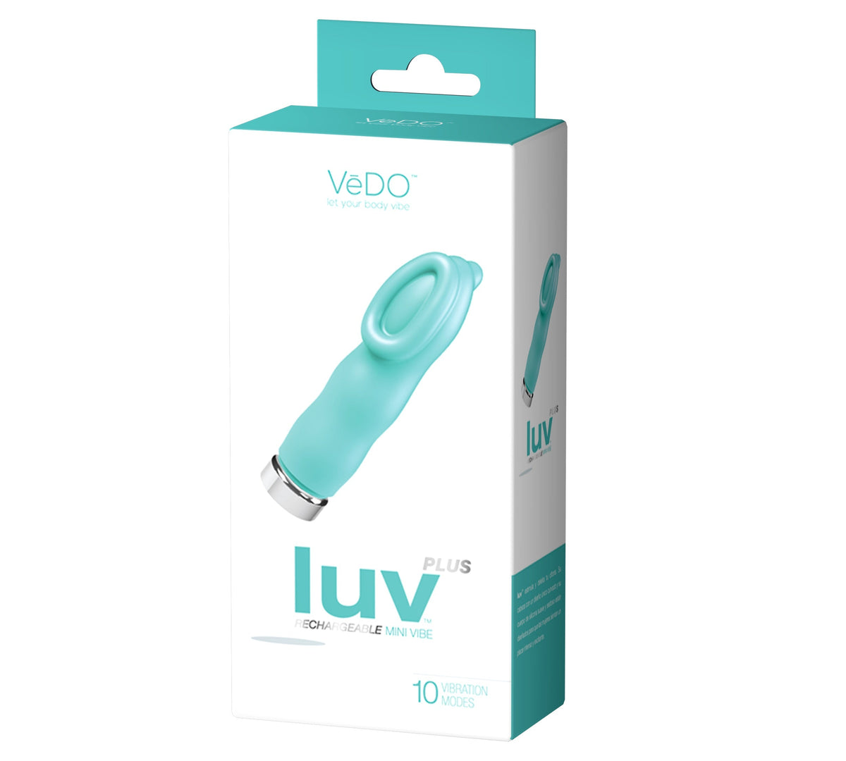 Luv Plus Mini Vibe Turquoise with 10 Modes > Vibrators > Mini Vibrators - Tophatter Daily Deals