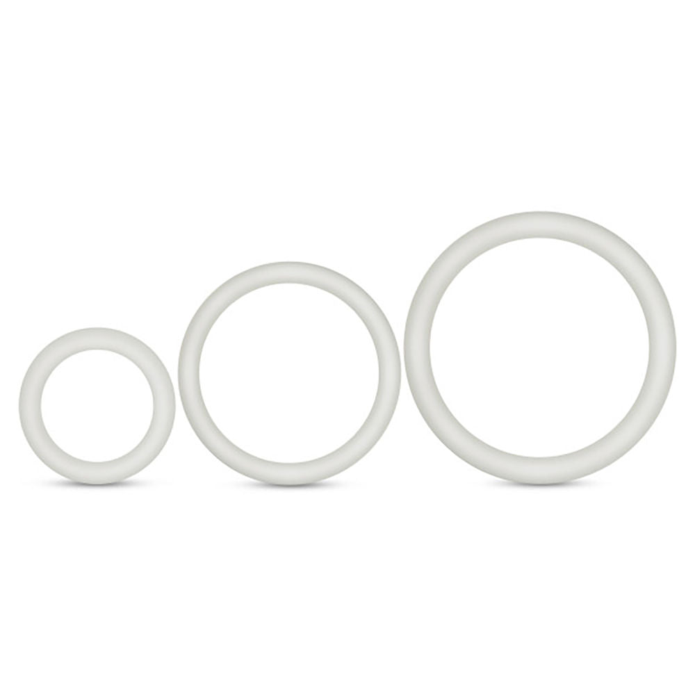 Performance Vs4 Pure Premium (White) – Silicone Cockring Set > Cock Ring > Sets - Tophatter Daily Deals