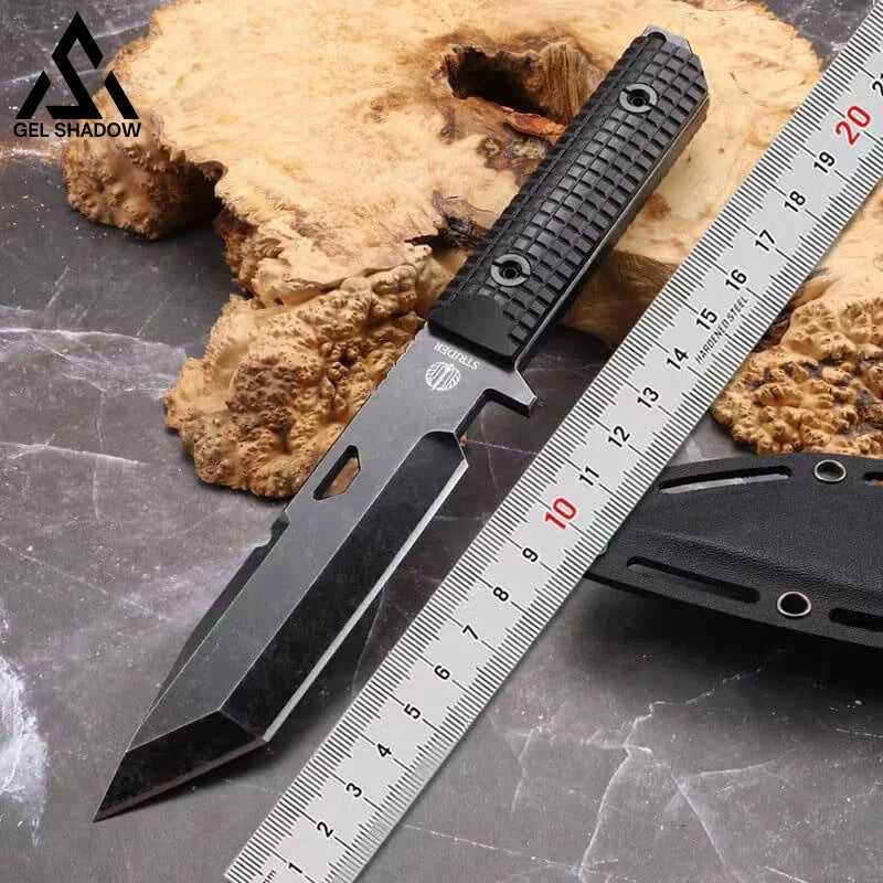 6mm Thick G10 STRIDER Tactical Outdoor Stright Knife-GS120 KNIVES - Tophatter Daily Deals