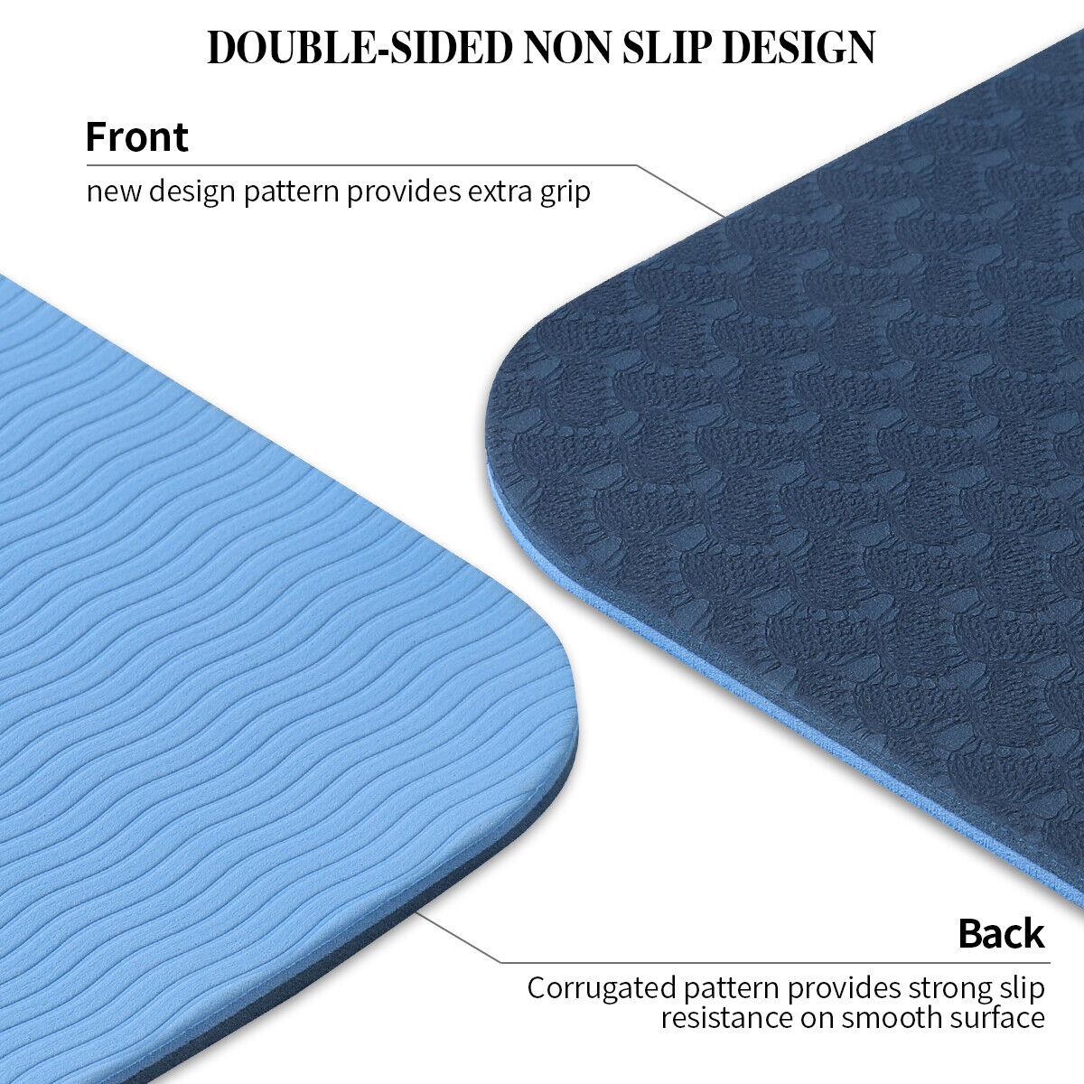 Yoga Knee Pads UK - 6mm Eco-friendly Pilates Exercise Knee Cushion for Yoga Yoga & Pilates - Tophatter Daily Deals