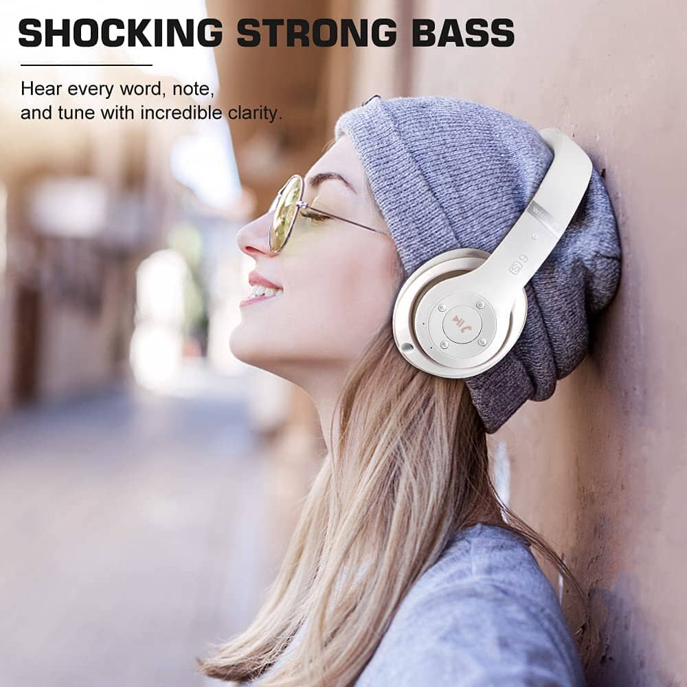 Wireless Bluetooth Headset Over-Ear Headphones - Tophatter Daily Deals