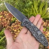 6 Skull Heads Folding Knife - Tophatter Daily Deals