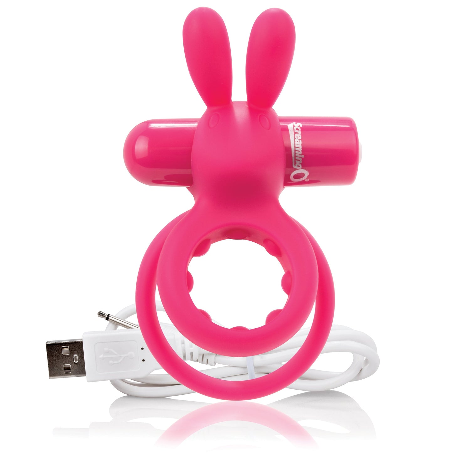 Charged Ohare – Rechargeable Double Cock Ring Rabbit Vibrator > Sex Toys > Couples Toys - Tophatter Daily Deals