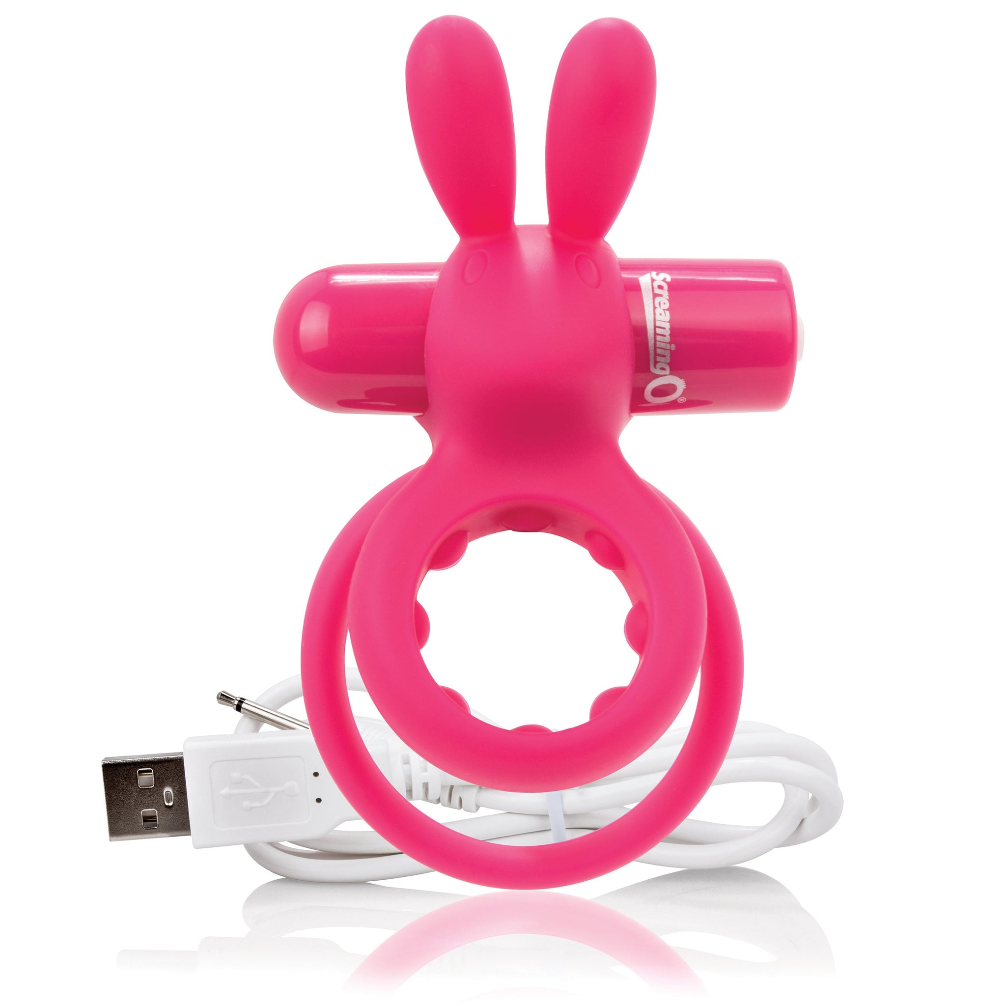 Charged Ohare – Rechargeable Double Cock Ring Rabbit Vibrator > Sex Toys > Couples Toys - Tophatter Daily Deals
