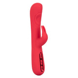 Throb Pulse Red Silicone Rabbit Vibrator with Double Thumping Action and 7 Vibration Functions > Vibrators > Ladies > Rabbit - Tophatter Daily Deals