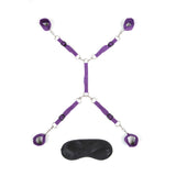 Lux Fetish Classic Bed Spreader – Adjustable Plush BDSM Accessory > Bondage Gear > Bed Restraints - Tophatter Daily Deals