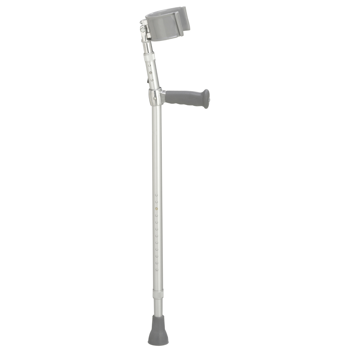 Featherweight Adjustable Aluminum Forearm Crutch with Vinyl Cuffs - Tophatter Daily Deals