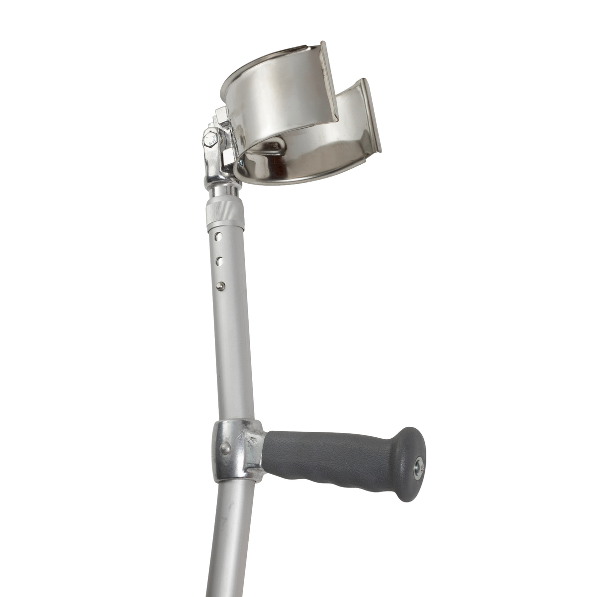 Lofstrand Forearm Crutch with Front Open Stainless-Steel Cuffs Child Short 20" - 27" - Tophatter Daily Deals