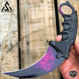 7.5" CSGO Combat Knife Fixed Blade Hawkbill Neck Doppler NEW-GS143 Doppler CSGO - Tophatter Daily Deals