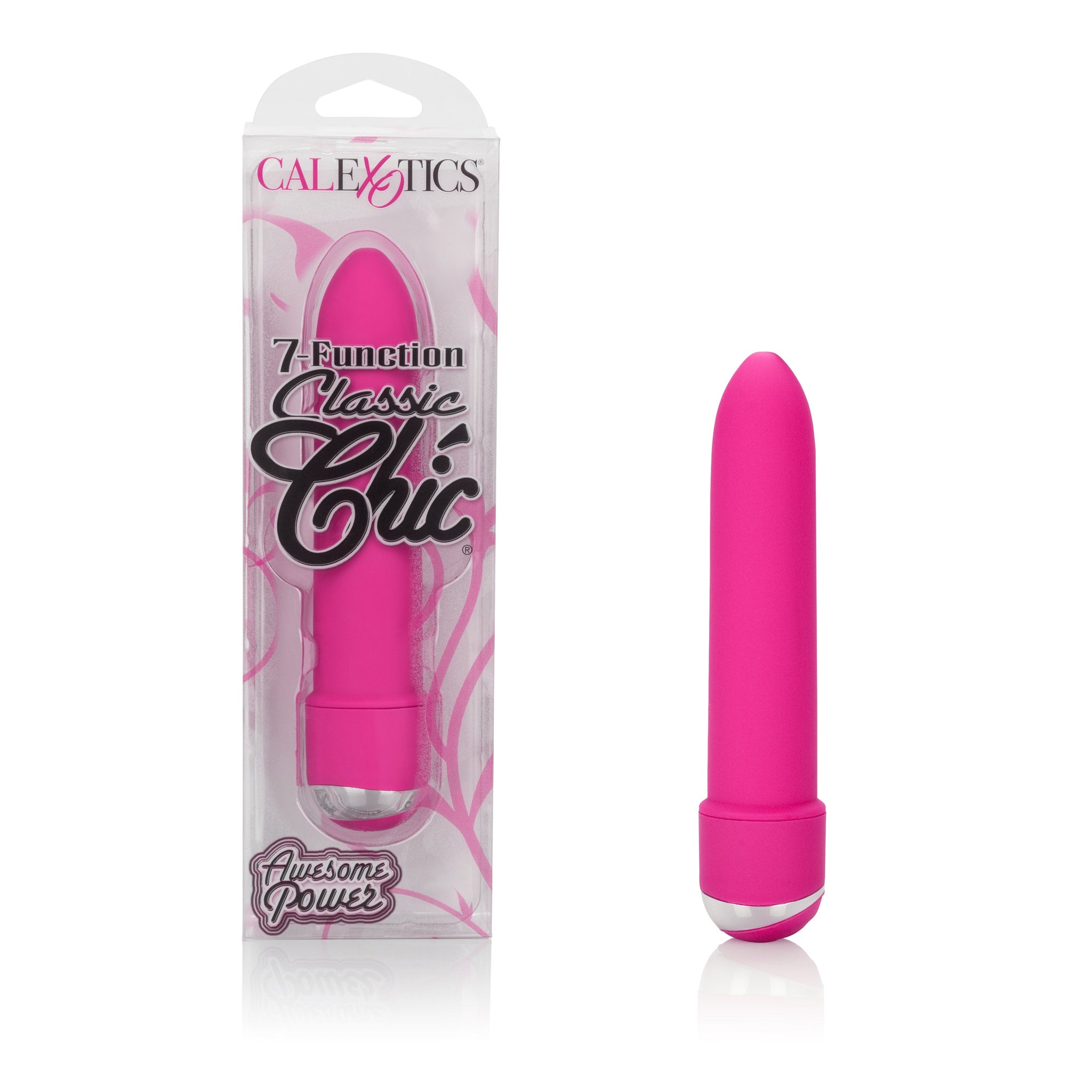 7 Function Classic Chic Pink Mini Vibrator 4.25 Inch > Vibrators > Mini Vibrators - Tophatter Daily Deals