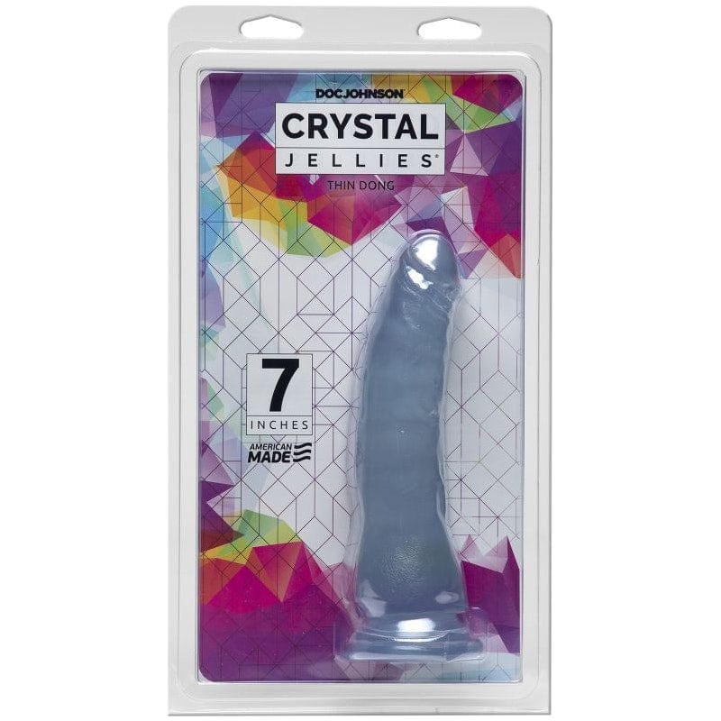7 In Thin Dong Clear - Slim Tapered Design with Suction Cup > Dildos > Slim Dildos - Tophatter Daily Deals