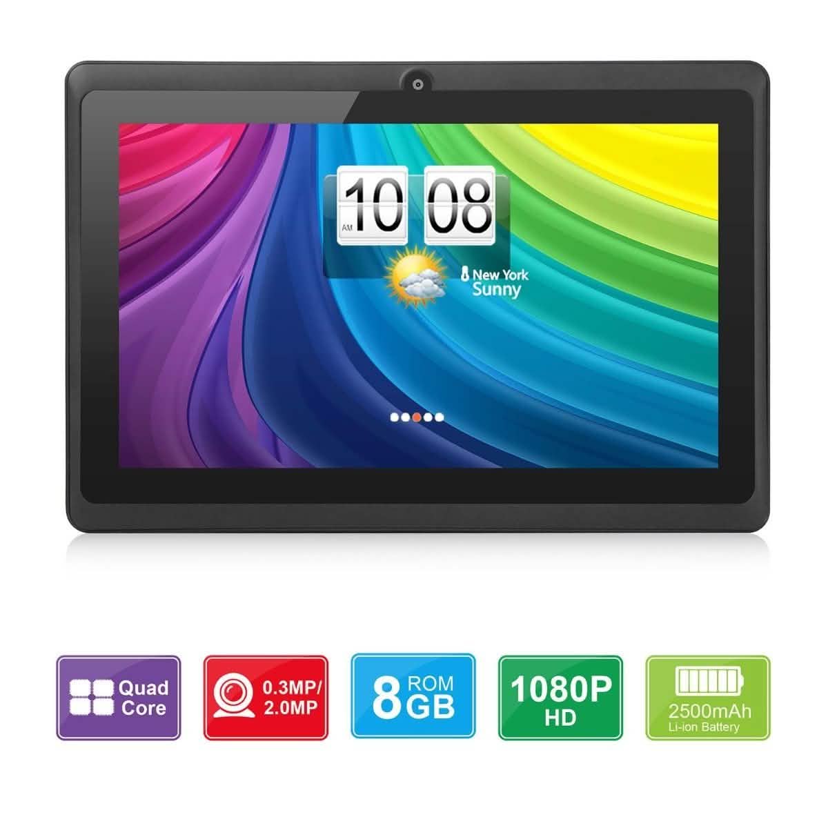 7" Android 8.1 Tablets PC WiFi Quad-Core 8GB Memory Tablets - Tophatter Daily Deals