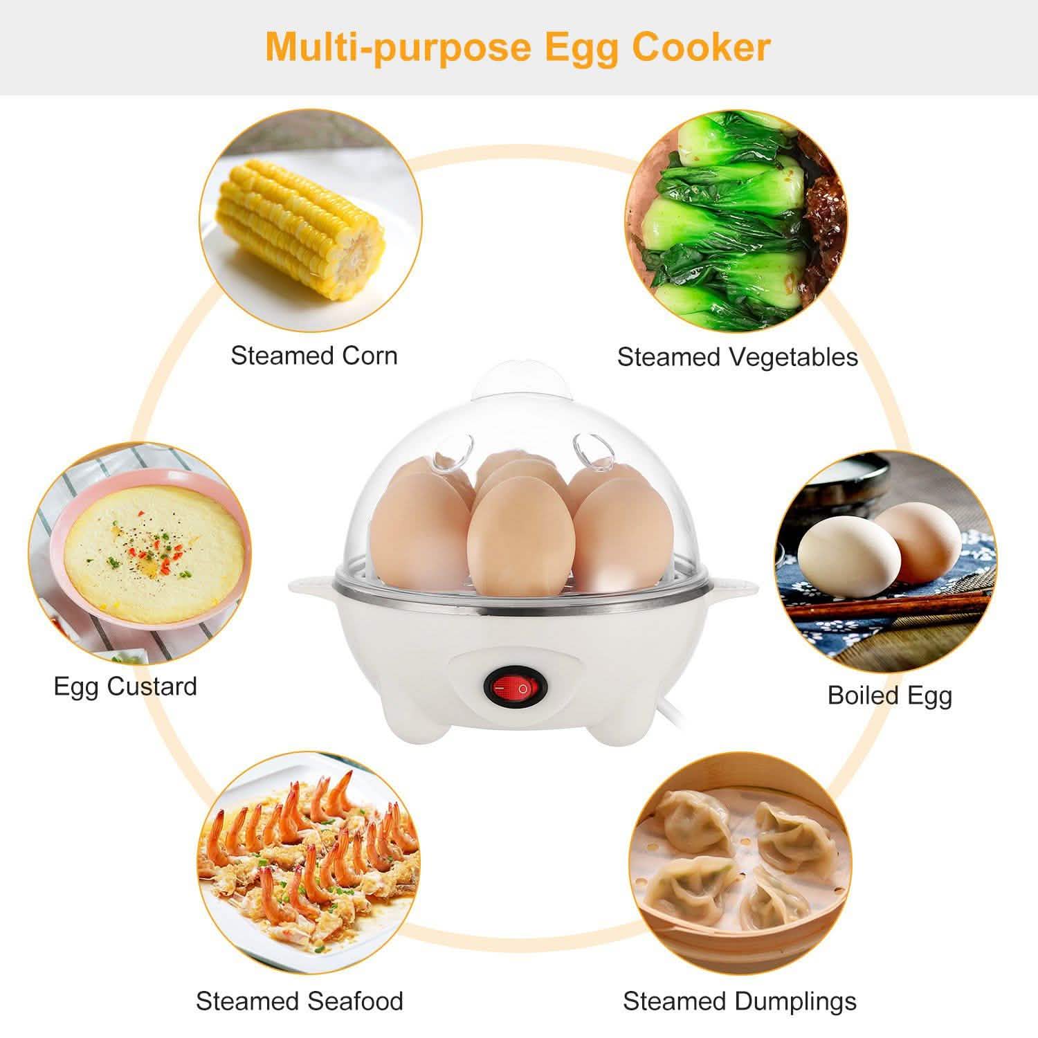 7 Capacity Electric Egg Cooker Kitchen Appliances - Tophatter Daily Deals