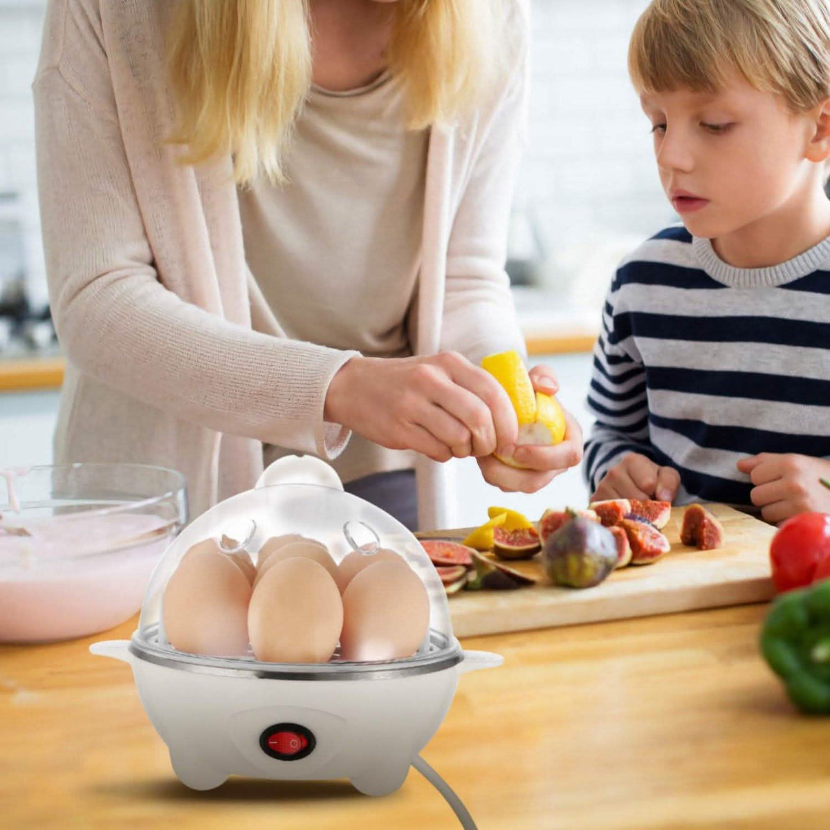 7 Capacity Electric Egg Cooker Kitchen Appliances - Tophatter Daily Deals