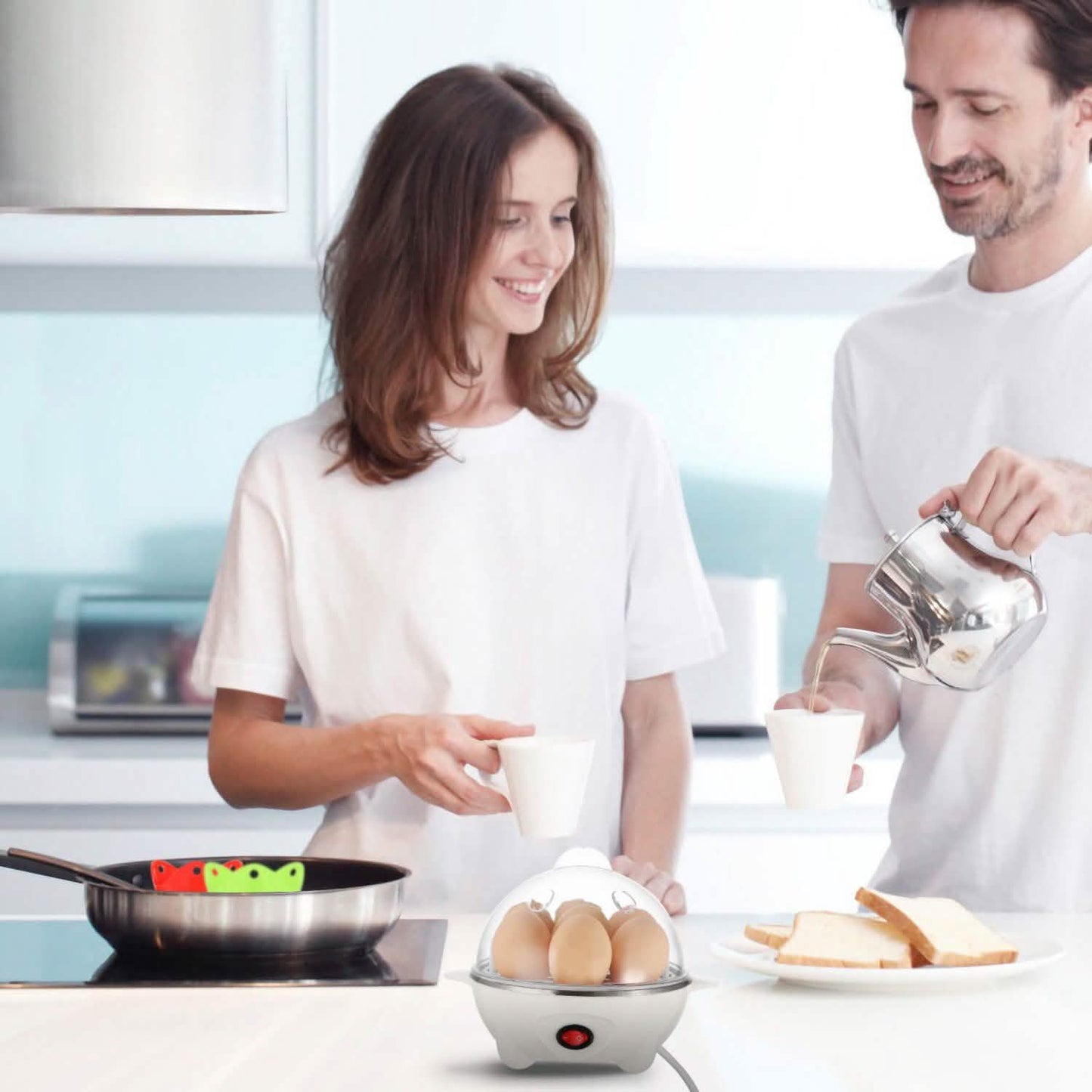 7 Capacity Electric Egg Cooker Kitchen Appliances - Tophatter Daily Deals