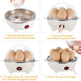7 Capacity Electric Egg Cooker Kitchen Appliances - Tophatter Daily Deals