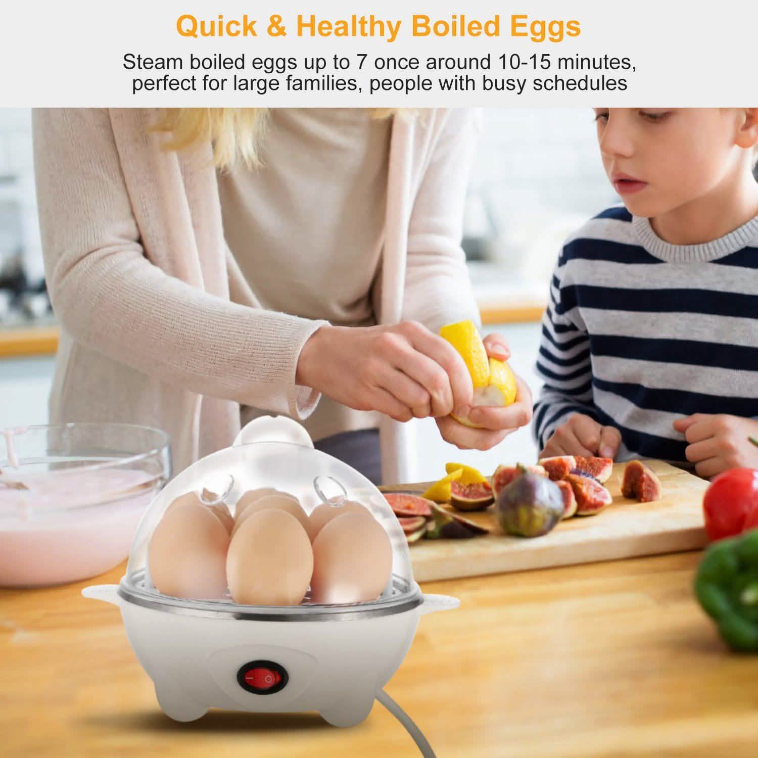 7 Capacity Electric Egg Cooker Kitchen Appliances - Tophatter Daily Deals