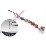 7 Chakra Gemstones Reiki Healing Crystals Tassel Wall Car Hanging Ornament Automotive - Tophatter Daily Deals