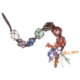 7 Chakra Gemstones Reiki Healing Crystals Tassel Wall Car Hanging Ornament Automotive - Tophatter Daily Deals