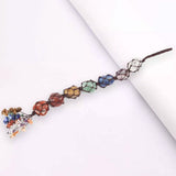 7 Chakra Gemstones Reiki Healing Crystals Tassel Wall Car Hanging Ornament Automotive - Tophatter Daily Deals