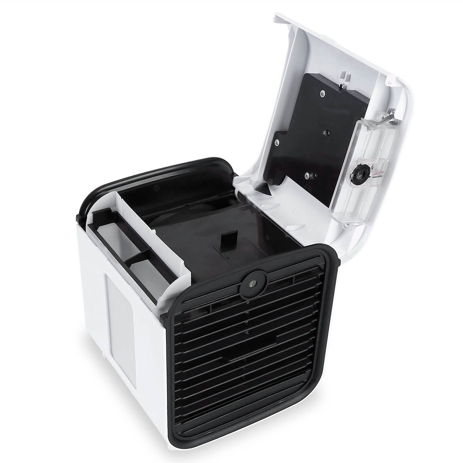 7-Color Change Portable Mini Air Conditioner Cooling Fan Household Appliances - Tophatter Daily Deals