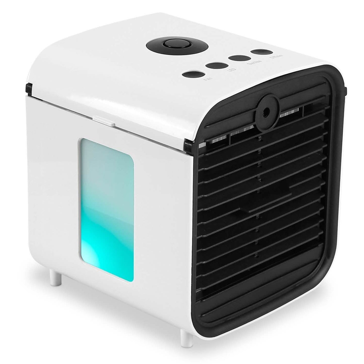 7-Color Change Portable Mini Air Conditioner Cooling Fan Household Appliances - Tophatter Daily Deals
