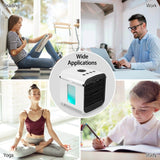 7-Color Change Portable Mini Air Conditioner Cooling Fan Household Appliances - Tophatter Daily Deals
