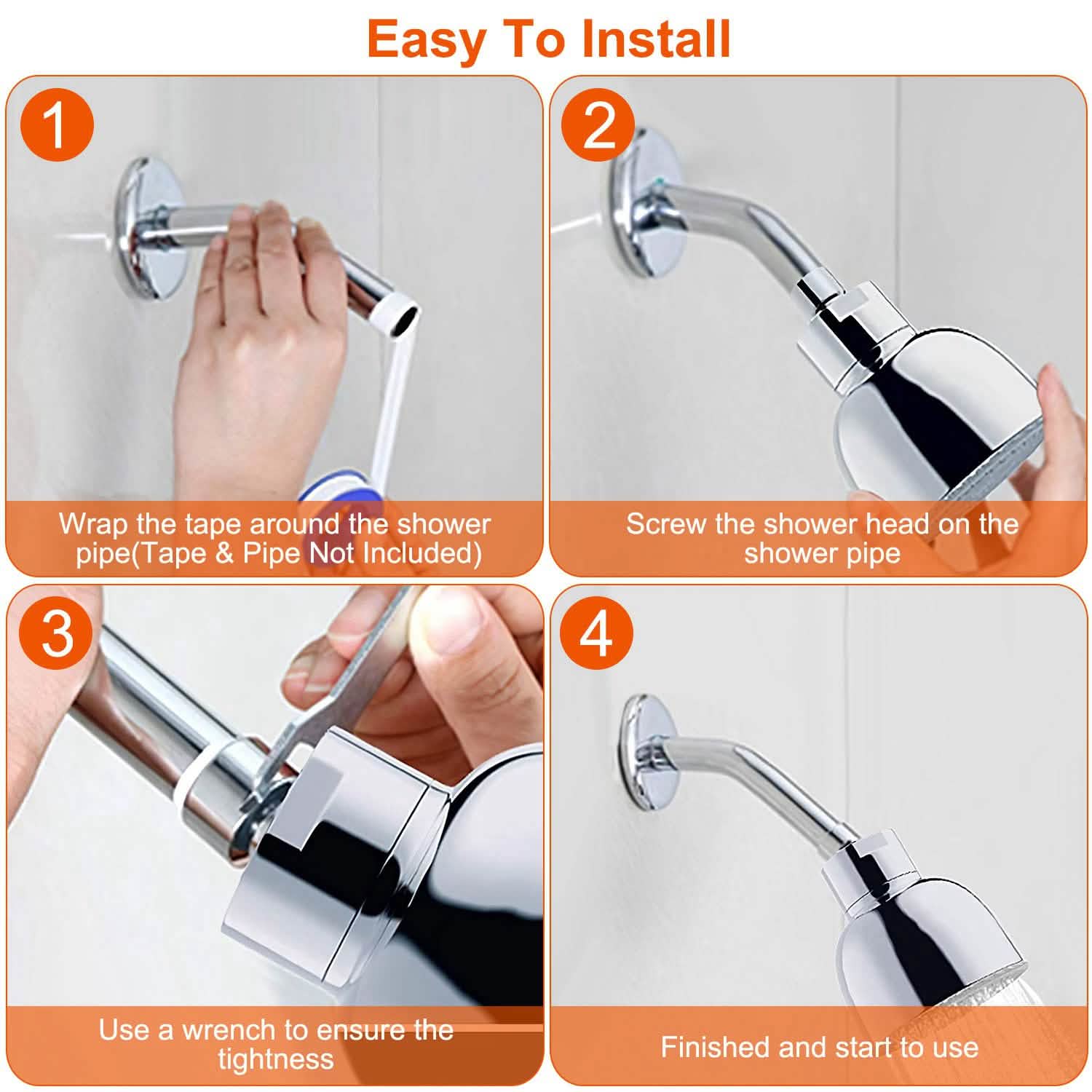 7 Color Changing LED Shower Head Bath - Tophatter Daily Deals