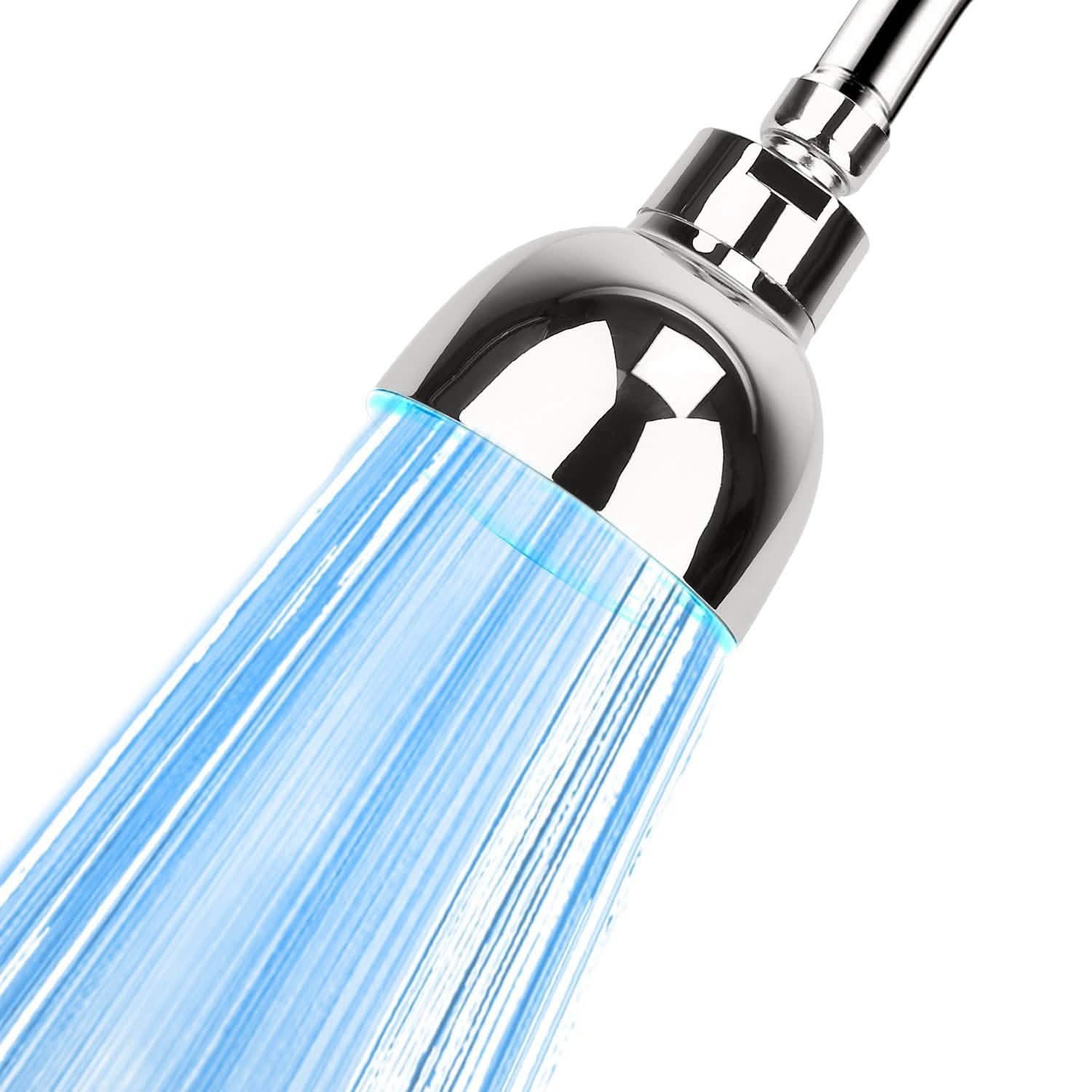 7 Color Changing LED Shower Head Bath - Tophatter Daily Deals