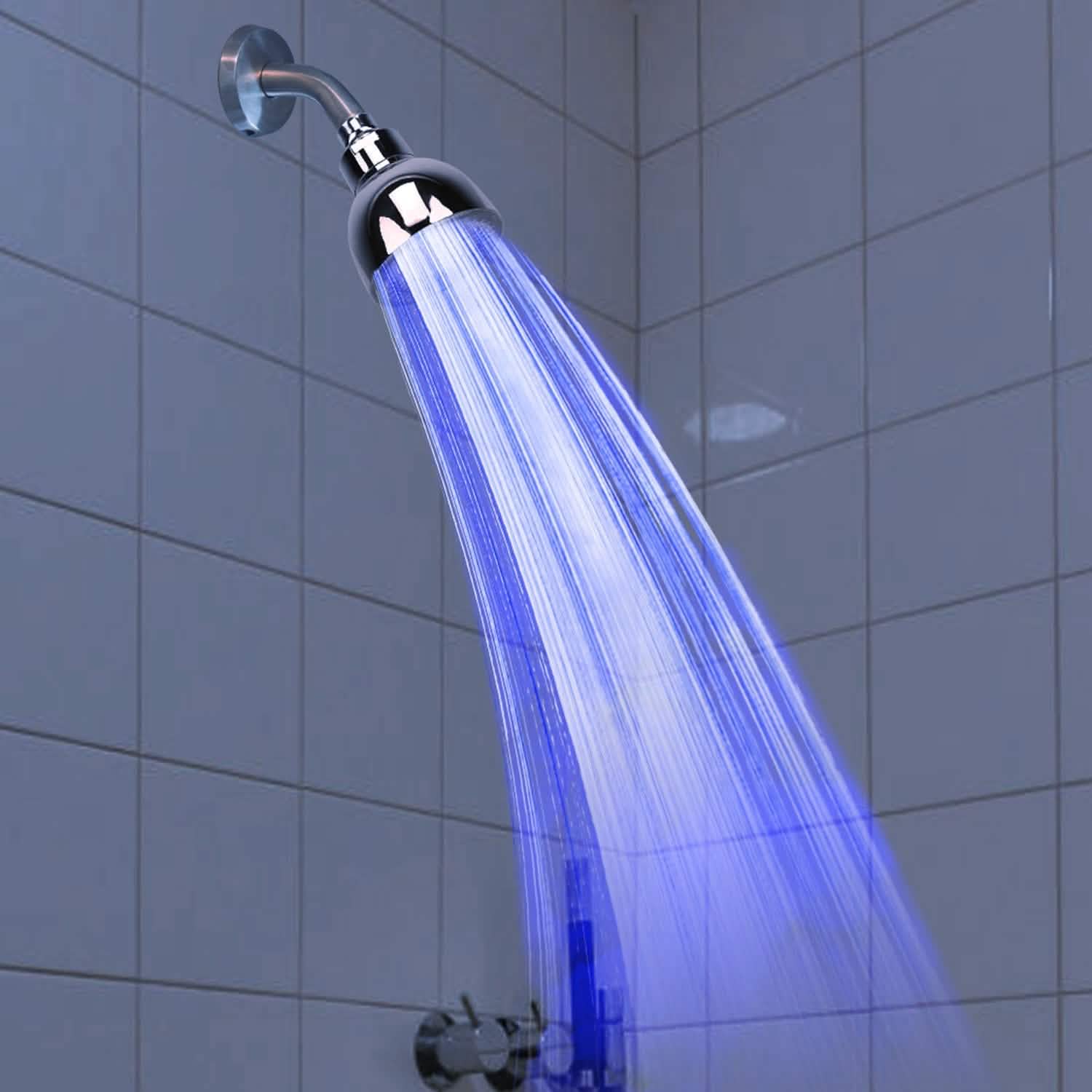 7 Color Changing LED Shower Head Bath - Tophatter Daily Deals