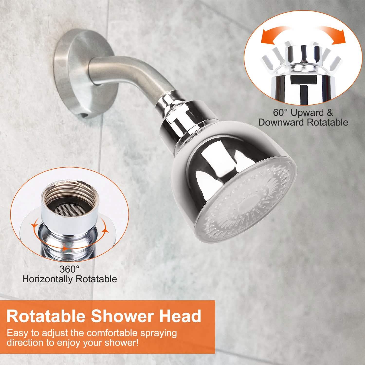 7 Color Changing LED Shower Head Bath - Tophatter Daily Deals