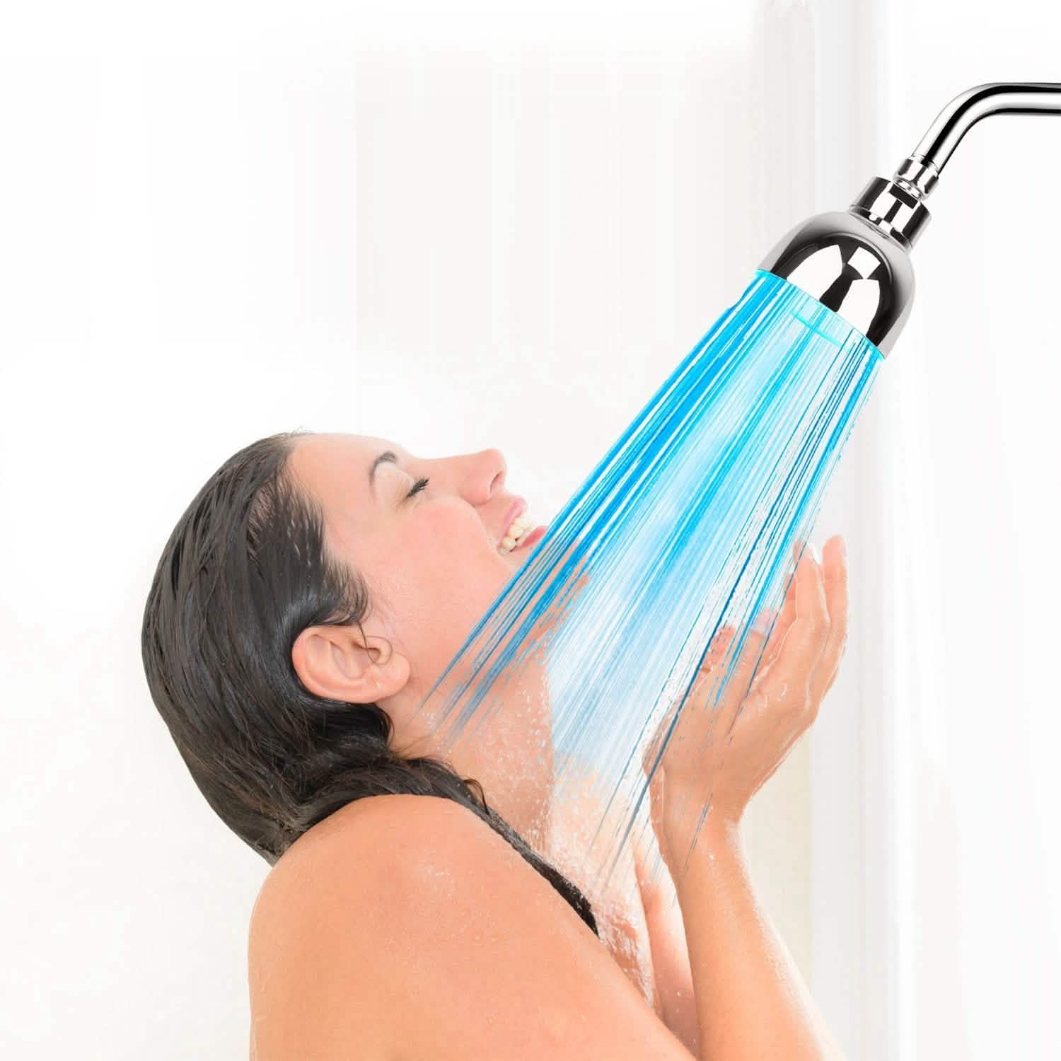 7 Color Changing LED Shower Head Bath - Tophatter Daily Deals