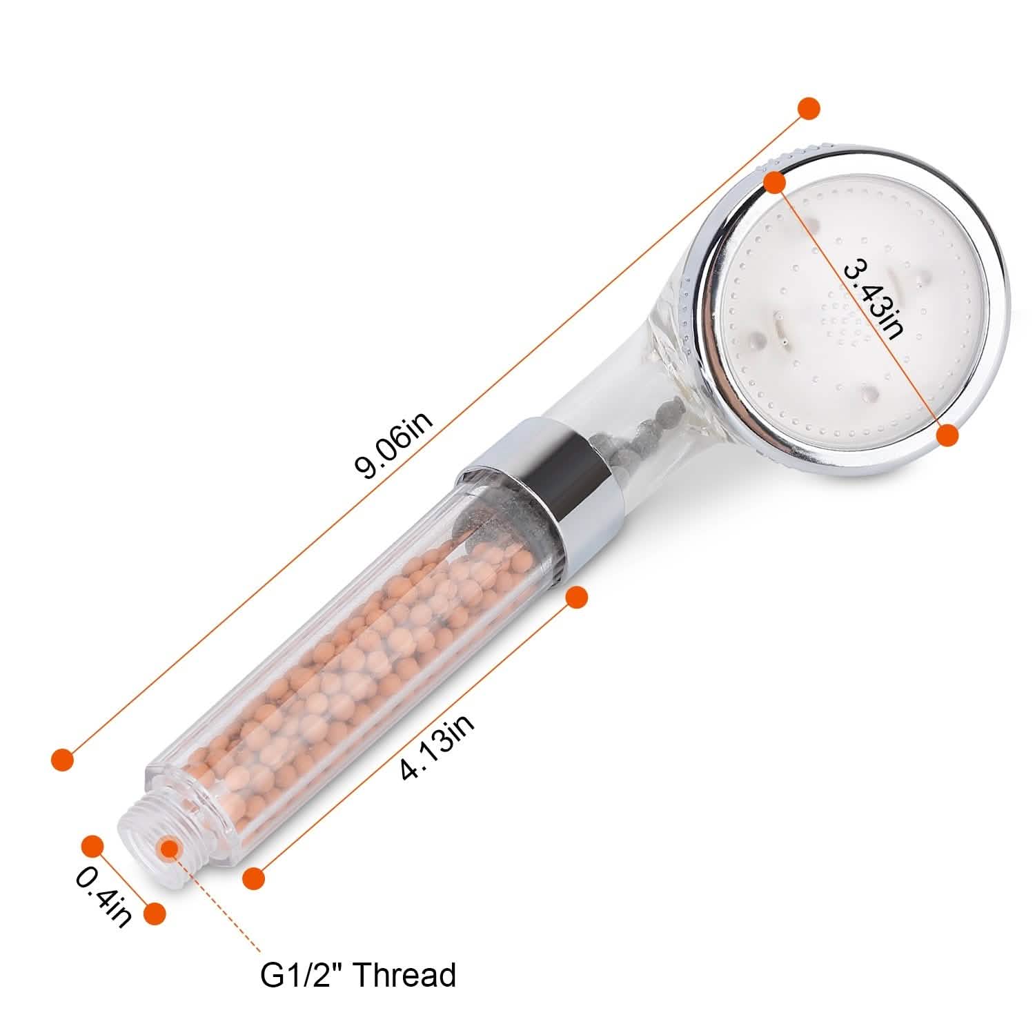 7 Color Changing Light Handheld Shower Head Bath - Tophatter Daily Deals