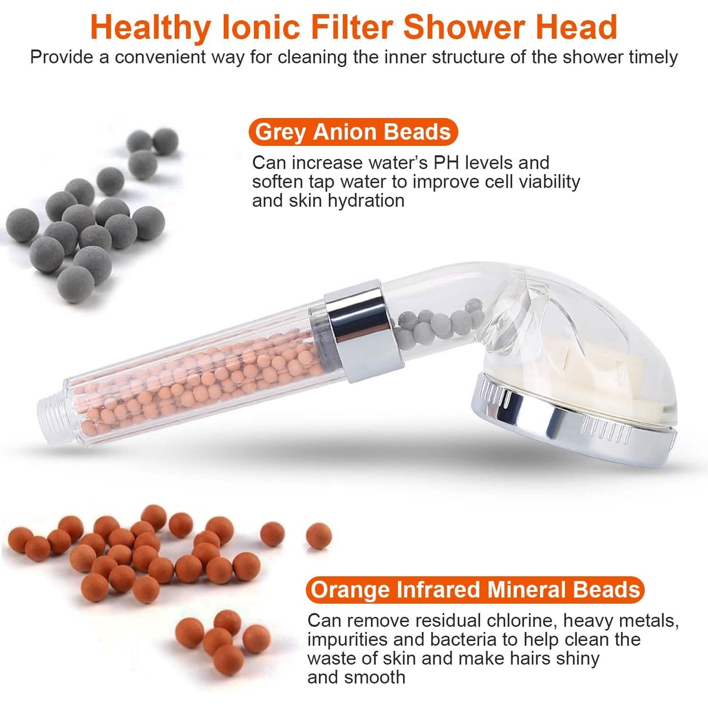 7 Color Changing Light Handheld Shower Head Bath - Tophatter Daily Deals