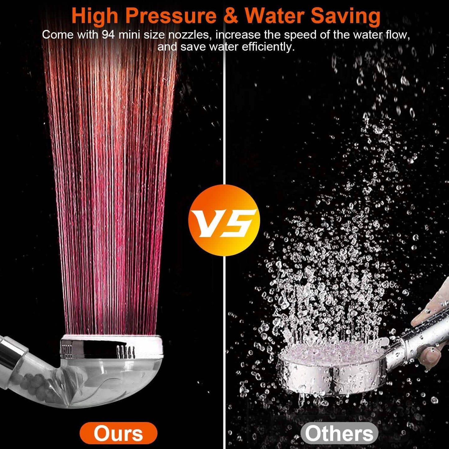 7 Color Changing Light Handheld Shower Head Bath - Tophatter Daily Deals