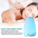 7 Color LED 200ML Ultrasonic Essential Oil Aroma Diffuser and Humidifier with Remote Health & Wellness - Tophatter Daily Deals