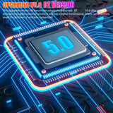 7 Color LED Backlit Light Bluetooth FM Transmitter and Dual USB Charger Automotive - Tophatter Daily Deals