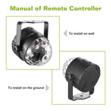 7 Colors Sound Activated Party Lights with Remote Control Indoor Lighting - Tophatter Daily Deals
