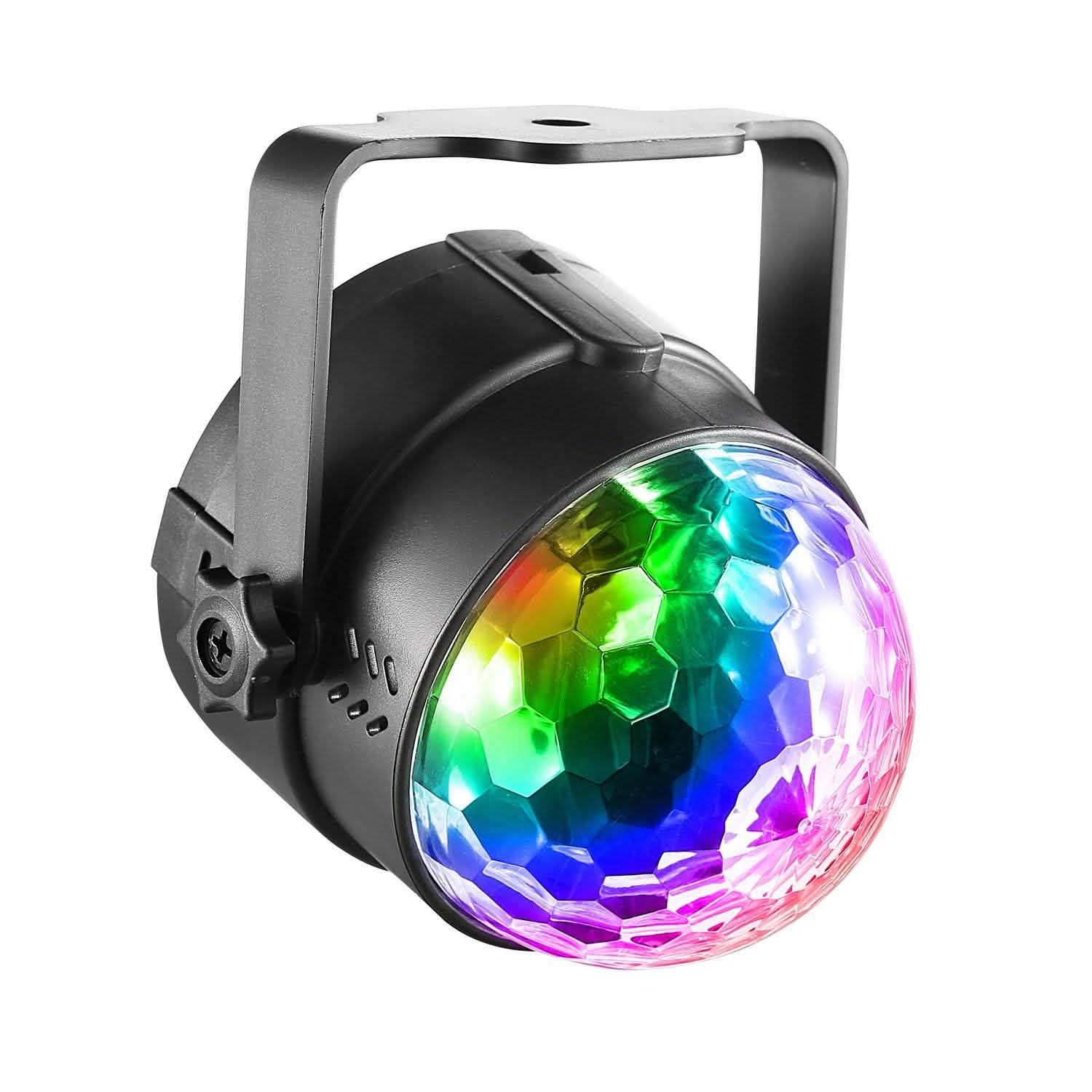 7 Colors Sound Activated Party Lights with Remote Control Indoor Lighting - Tophatter Daily Deals